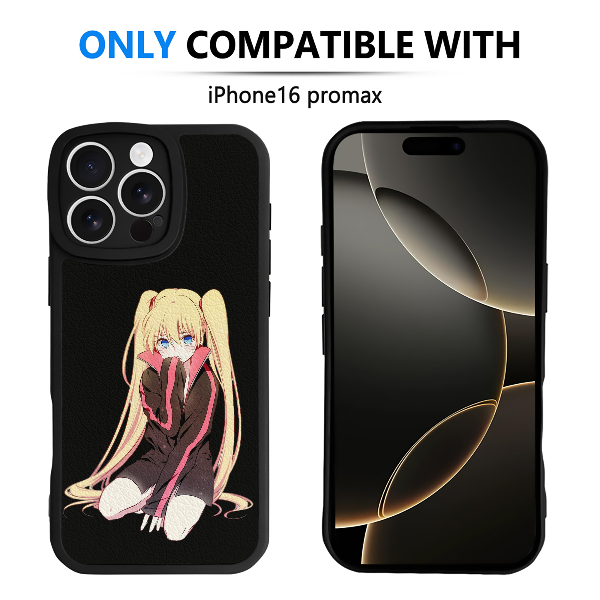 （画像用） NARUTO -ナルト- うずまき ナルト Uzumaki Naruto 【iPhone 16シリーズ対応】シリコンスマホケース（レザー調） 材質：シリコン